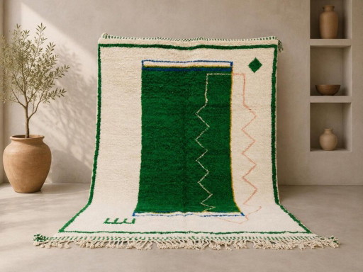 Tapis De L’Atlas – Création Artisanale En Laine 200cmx300cm – vloerkleden en tapijten, Wool