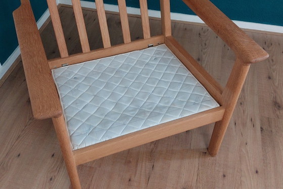 Image 1 of Fauteuil lounge à dossier haut Hans Wegner GE 265 pour Getama.