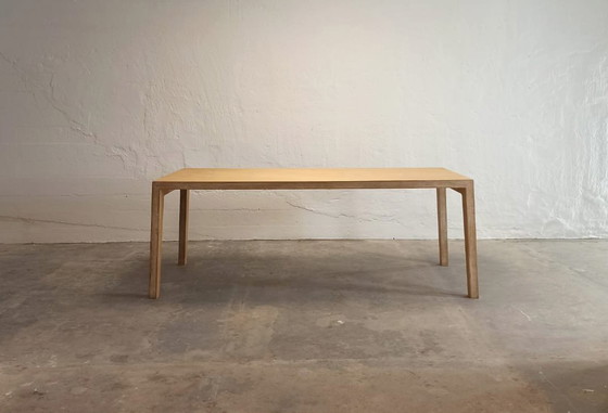 Image 1 of Large minimalist wooden dining table 