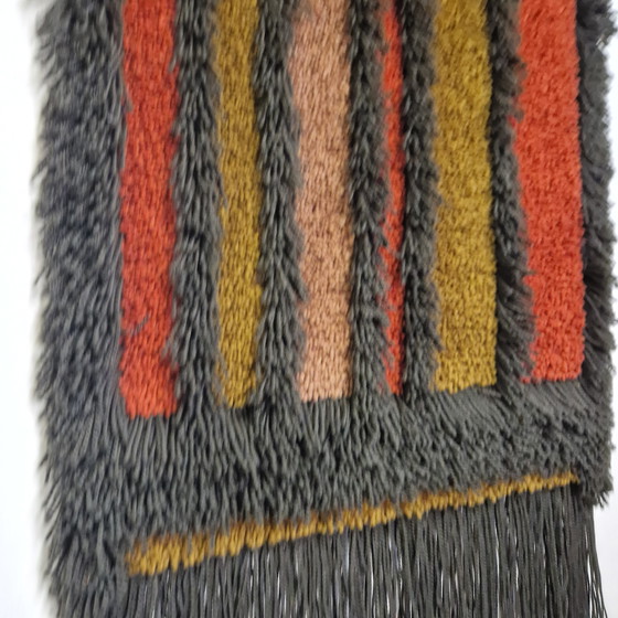 Image 1 of Arazzo da parete in lana vintage anni '70 Smyrna Arazzo da parete anni '70