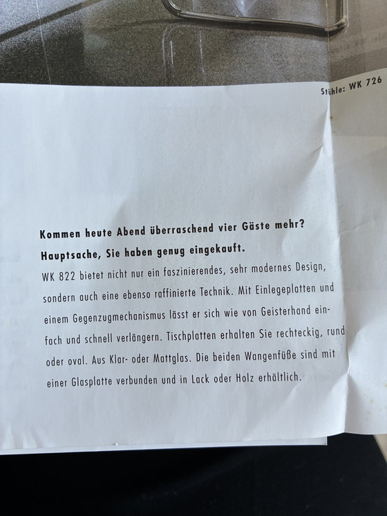 Image 1 of WK - Bacher Tafel met verstelbare Thomas Althaus Stoelen