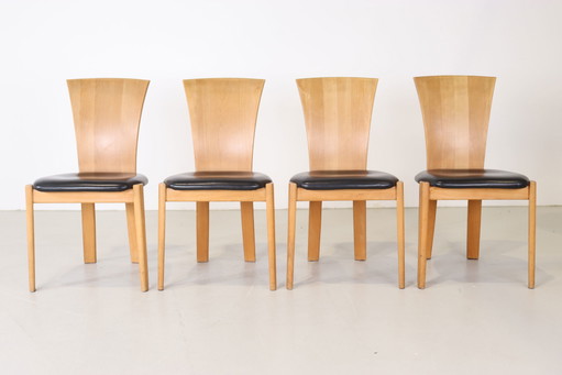 4x Vintage Esszimmerstühle
