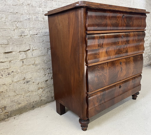 Commode Biedermeier Antique Vers 1850