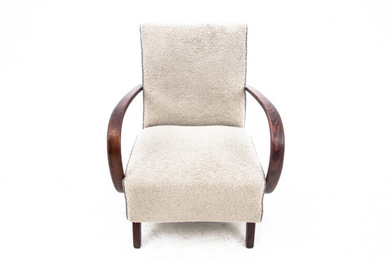 Image 1 of A pair of Art Deco armchairs, Czechoslovakia, 1930s, designed by J. Halabala.