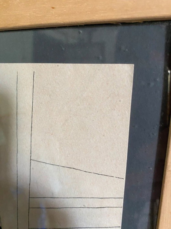 Lithographie "Chat Point d'Interrogation" Albert Dubout 1962. – Lithographies et sérigraphies, Bois, Papier (photo 9 of 12)