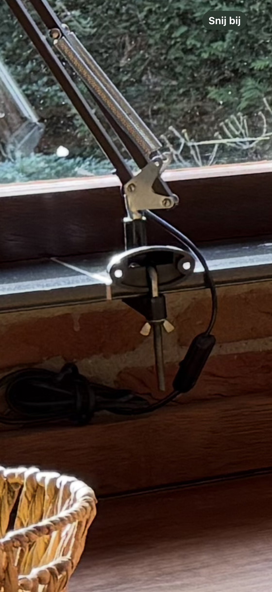 Image 1 of Luxo L2 brown vintage architect's lamp