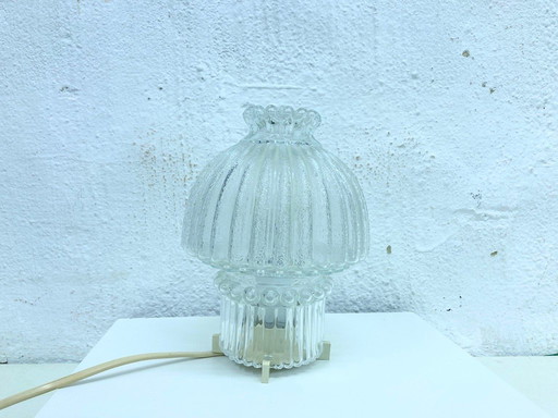 Small table lamp from Glashütte Limburg 70s 80s Space Age