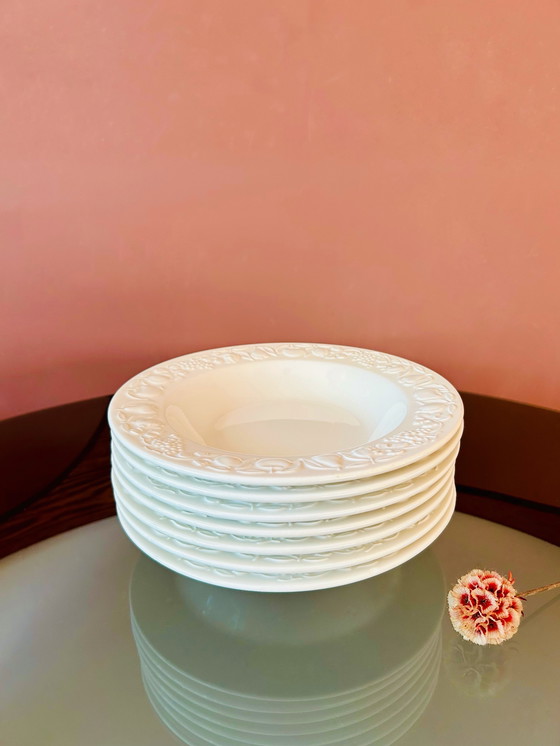 Image 1 of SET DI 7 PIATTI FONDI QUDROFOGLIO