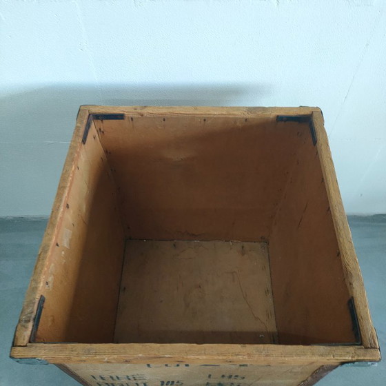 Image 1 of Vintage/Antieke Theekist Opbergkist Showkist Bijzettafel Plantenkist