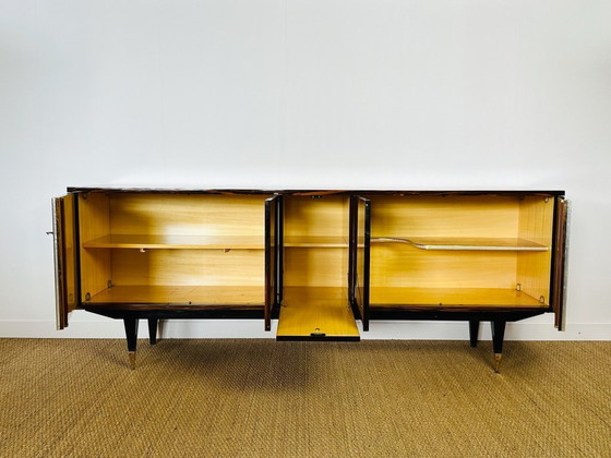 Image 1 of Art Deco dressoir in Macassar, Frankrijk, jaren 1950