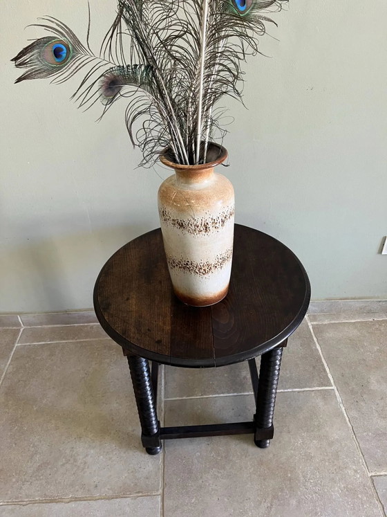 Side table with press screw style legs – Wood, Rustic (photo 9 of 14)