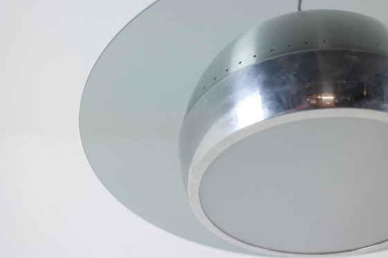 Image 1 of Space Age style hanging lamp. 1970s.