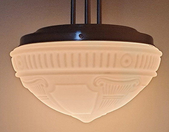 Image 1 of Grote Art Nouveau / Art Deco  stijl hanglamp