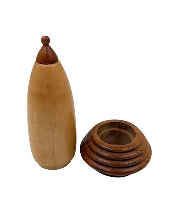 Image 1 of Ugo La Pietra, limitierte Edition, moderner Duftdiffusor aus Holz & dekorative Box – Evoca von Morelato, Italien, 1990er Jahre