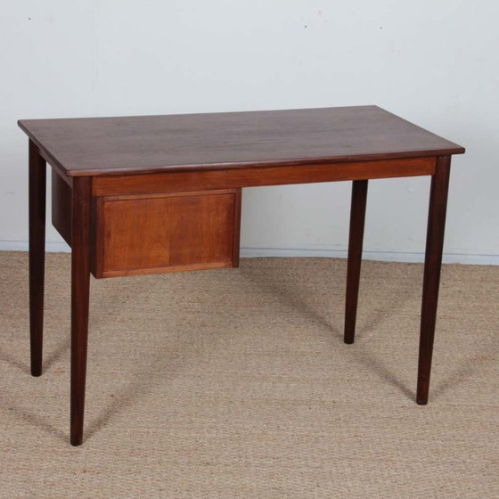 Image 1 of Vintage Scandinavian wooden desk from the 1960s