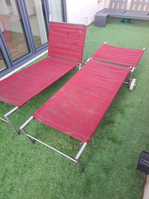 2 design ligzetels voor buiten van Fabiaan Van Severen