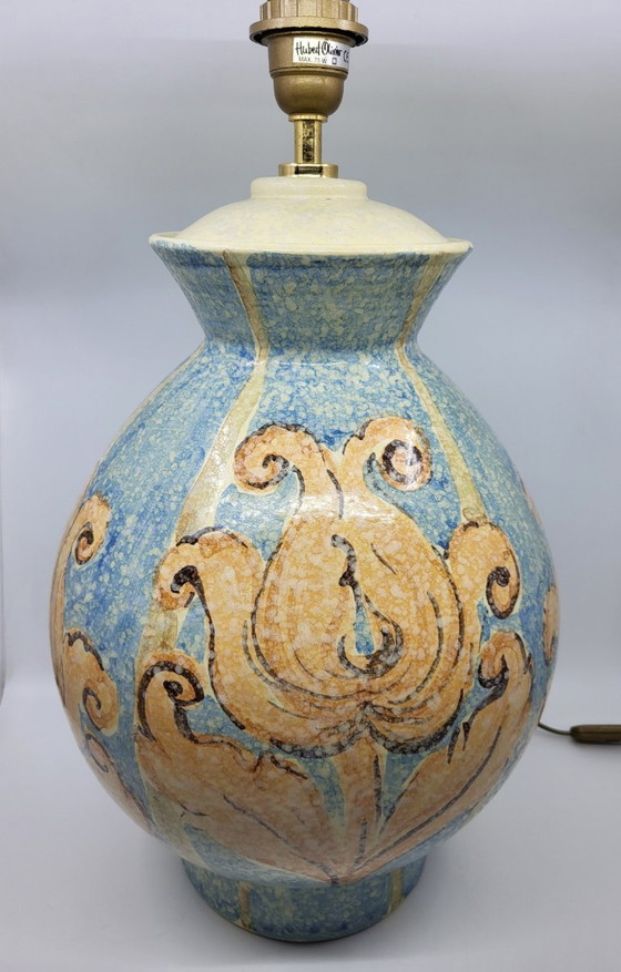 Image 1 of Hubert Olivier Ceramic Lamp, France Design