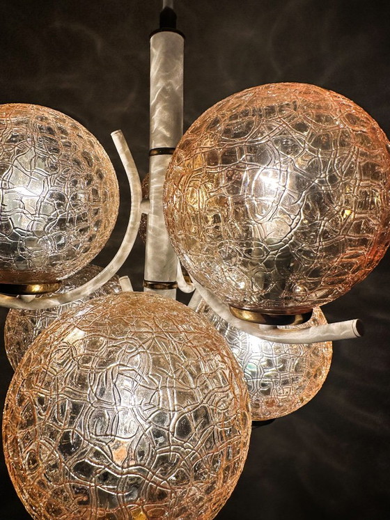 Vintage Richard Essig Spoetnik – Pendant lamps, Glass, Metal (photo 8 of 14)