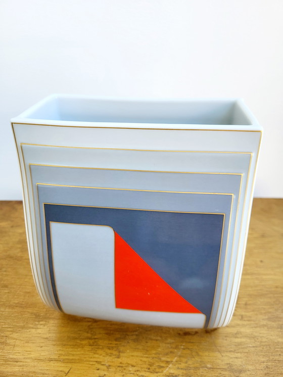 Image 1 of Rosenthal Studio Linie Vase, Designer Christa Goltz, Graphic Design, 1980s