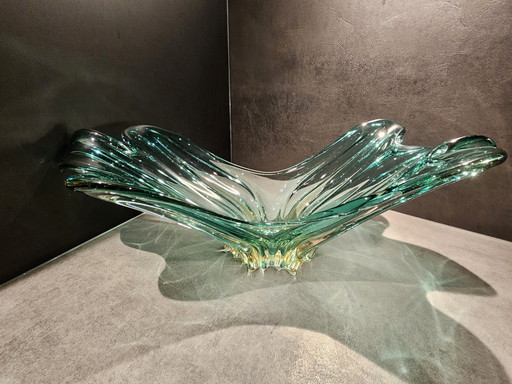Hermoso cuenco de cristal artístico de Murano MCM