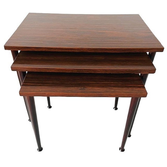 Image 1 of Mid-century modern Deens Design mimiset bijzettafels 1960's