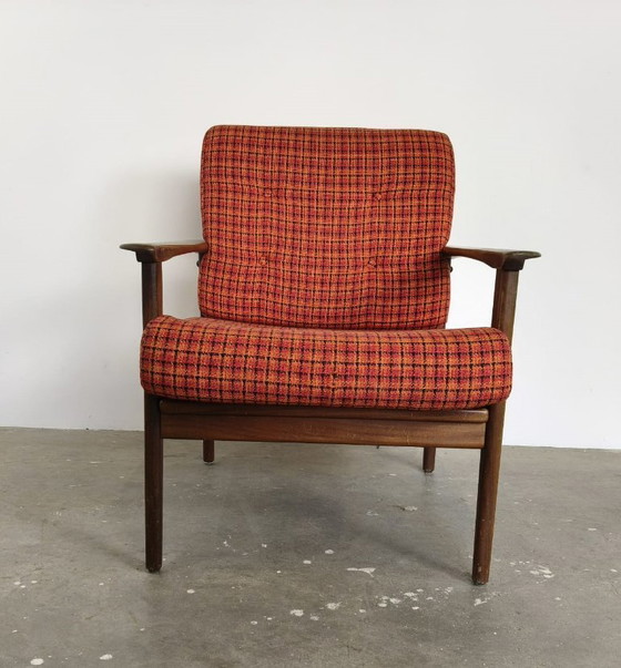 Image 1 of Deens design teak relax fauteuil