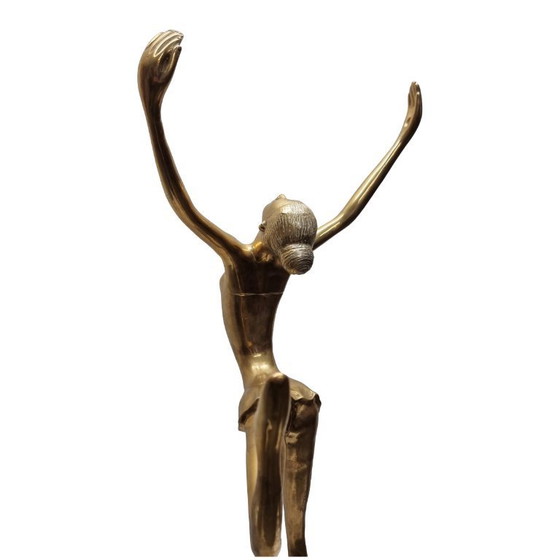 Image 1 of Ballerina in ottone nello stile di Somchai Hattakitkosol