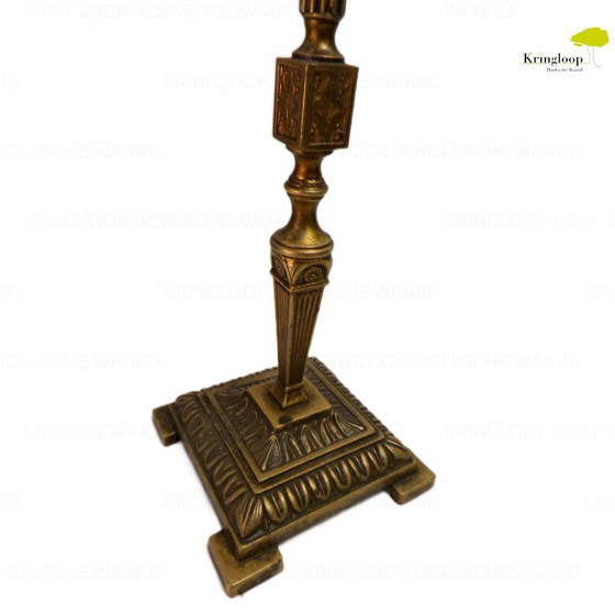 Image 1 of Cenicero antiguo de latón de pie