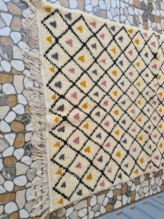 Image 1 of Tapis marocain en laine naturelle 250cmx150cm