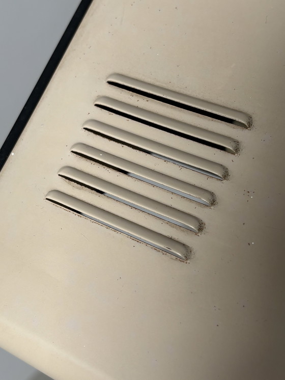 Image 1 of Lámpara de mesa industrial francesa estilo Jean Prouvé con base de mármol, años 70