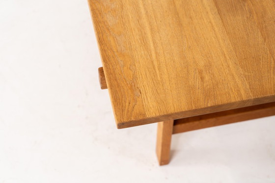 Image 1 of Table basse en chêne de Hans J. Wegner pour Andreas Tuck (Danemark, années 1950).