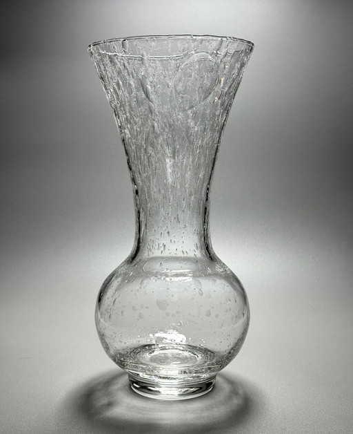 La Verrerie de Biot (France) - Signed Hand-Blown Vase
