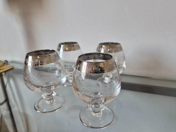 Image 1 of Copas de coñac antiguas de Murano Medici