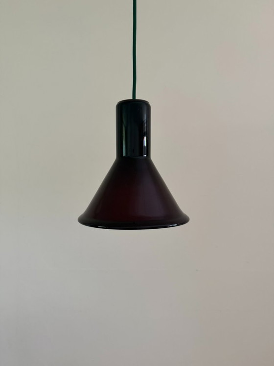 Image 1 of Vintage Holmegaard P&T Pendel - Michael Bang - Lampe design danoise