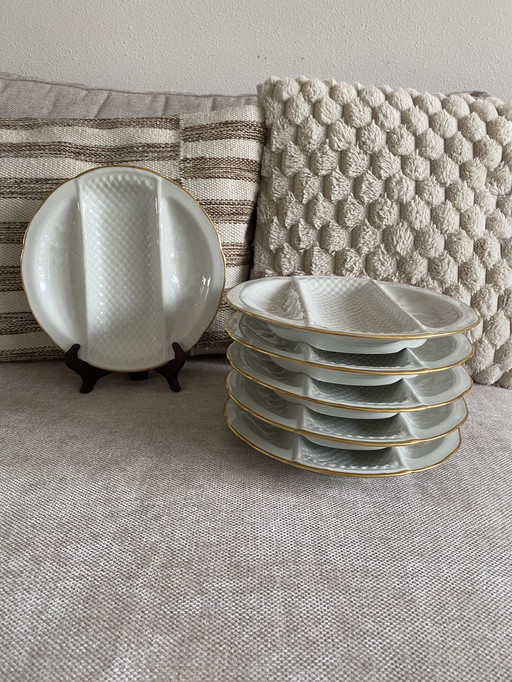 French asparagus plates