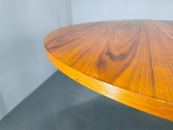 Image 1 of Danish Mid Century Teak Extendable Dining Table, 1960s
