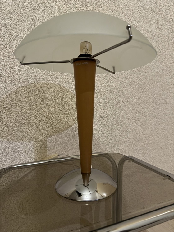 Image 1 of Vintage IKEA Kvintol Paddestoel Lamp, tafellamp uit de jaren 80, Pop-Art, Space Age