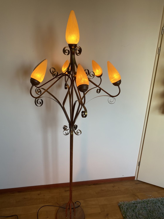 Image 1 of Prachtige Art Déco staande lam