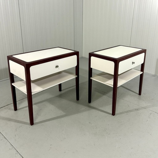 Set Of 2 Nightstands 1970's