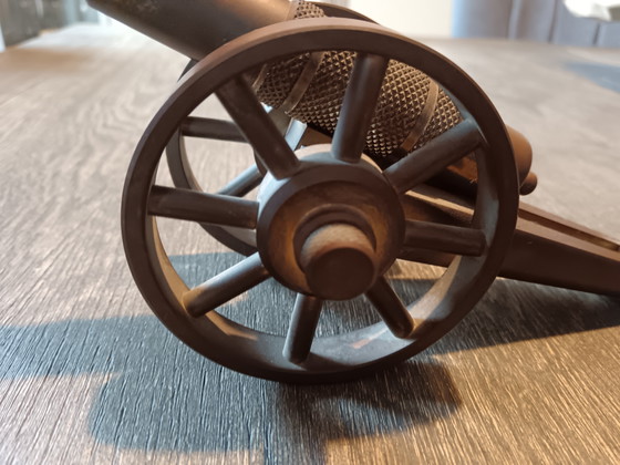 Image 1 of Messingkanone, handgefertigt auf einer Drehbank aus den 1980er Jahren