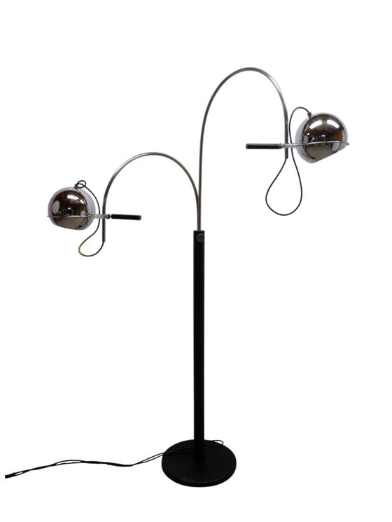 Image 1 of Lámpara de pie de doble arco, años 70