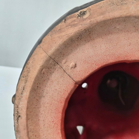 Image 1 of BELANGRIJKE VINTAGE KERAMISCHE LAMP UIT 1970 MET DUBBELE ONTSTEKING, JAREN 70, WEST-DUITSLAND