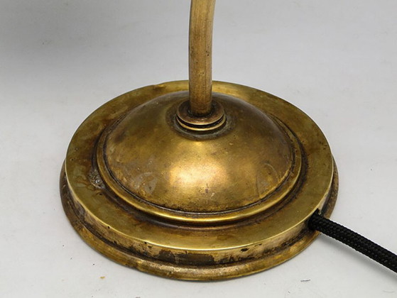 20th Century Art Nouveau Bedside Table Lamp, 1890s – Brass (photo 9 of 12)