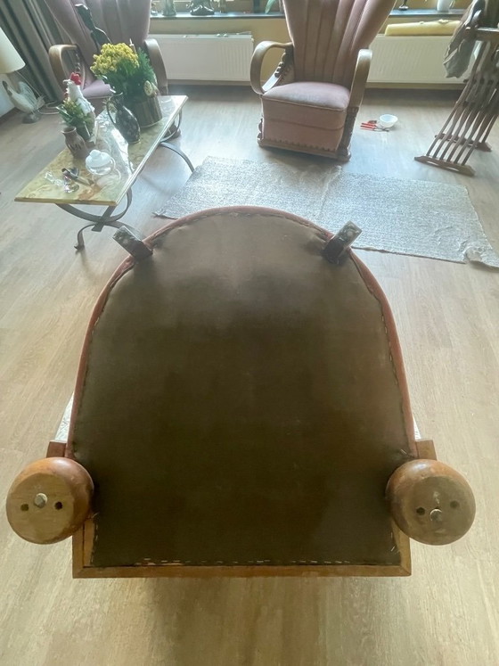 Image 1 of Set van 4 Art Deco fauteuils (ca. 1920-1950) | Opnieuw bekleed met roze fluweel