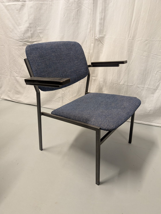 Image 1 of 2er Set Gijs van der Sluis, Modell 57 Stühle, 60er Jahre Dutch Design