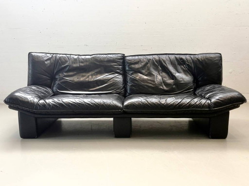 Nicoletti Salotti für Avanti Ledersofa – Italien, 1980er