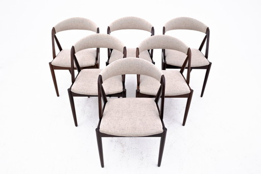 Set of chairs designed by Kai Kristiansen from the 60s, Denmark, model 31.