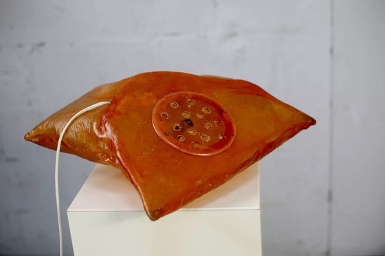 Image 1 of Lamp, Cushion-shaped Light Sculpture, Signed Hajime Goto, Japan