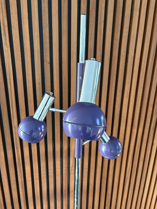 Vintage Vloerlamp - paars