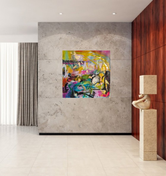 Image 1 of Acrylic painting #Trinity 80x80cm